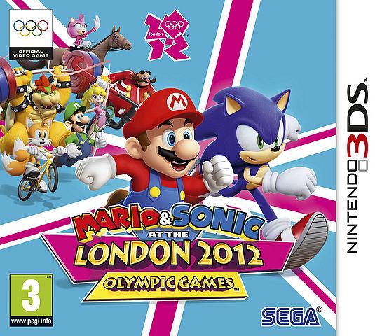 British Box Art for Mario & Sonic at the London 2012 Olympic Games - 3DS Version