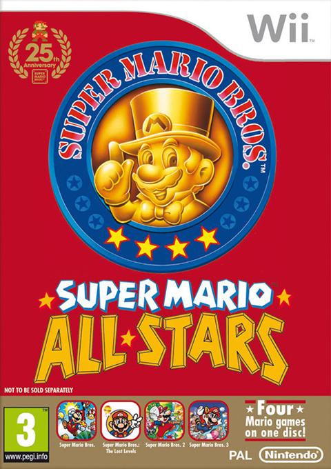 Super Mario Allstars 25th Anniversary edition european box art