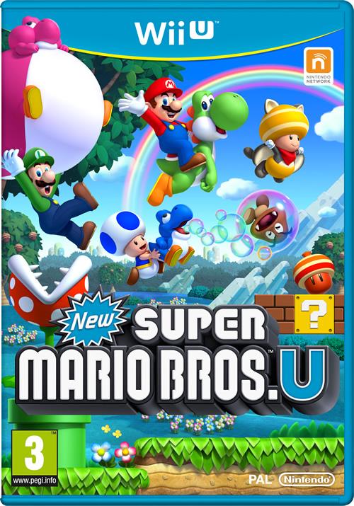 European Box Art for New Super Mario Bros U