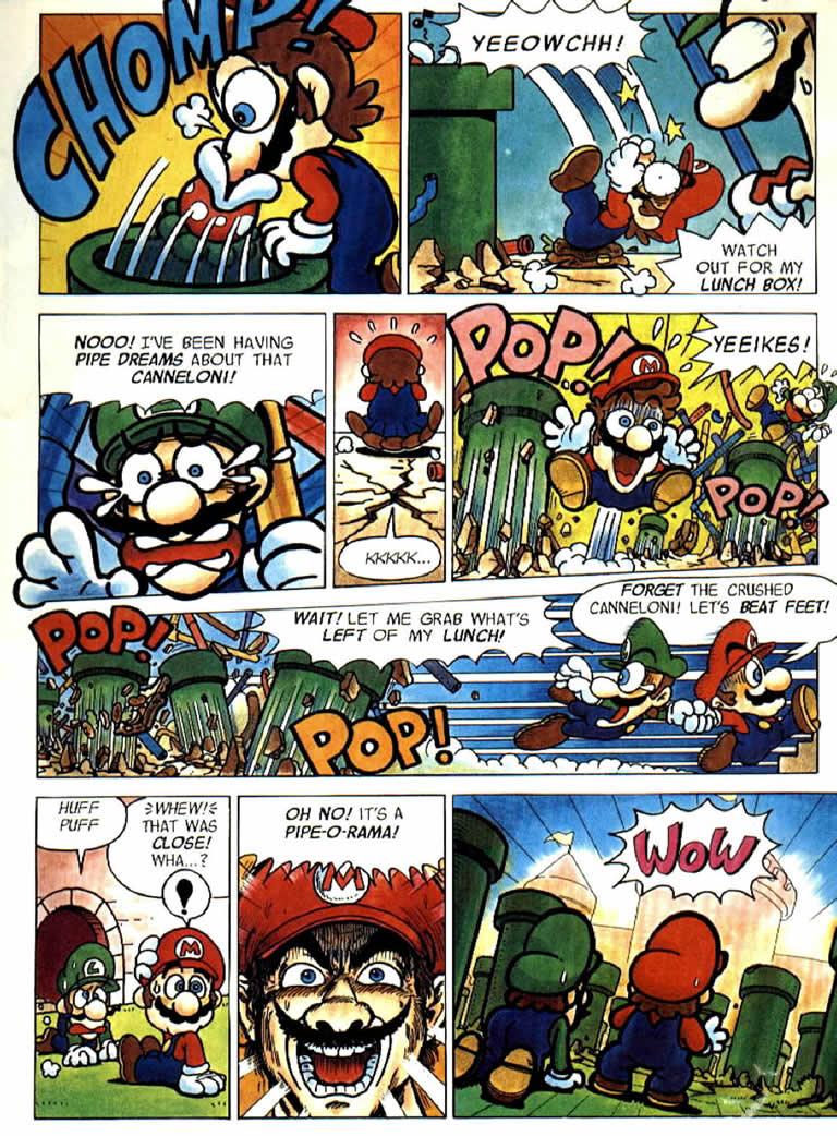 Super mario bros adventures comic