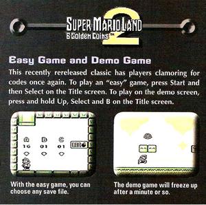 Mario 2 Cheats & Tips (Game Boy)