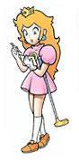 Princess Peach in Mario Golf on Gameboy Color