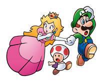Luigi, Princess and Toad