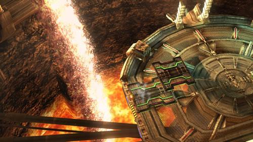 A Pyrosphere stage in Super Smash Bros U and 3DS inspired by Metroid Other M