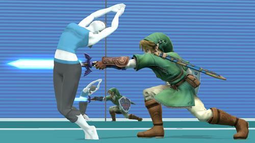 A Wii Fit styled stage in Super Smash Bros U and 3DS