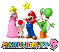 Mario Party 9 title screen